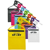 Nylon neck wallet with 3/8" adjustable lanyard.... from ASI 39552 BEL Promo