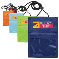 Neck wallet with two pocket flap.... from ASI 39552 BEL Promo