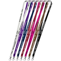 36" x 1/2" polyester lanyard with attachment options.... from ASI 39552 BEL...