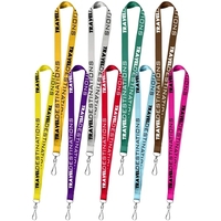 36" x 3/4" polyester lanyard with attachment options.... from ASI 39552 BEL...