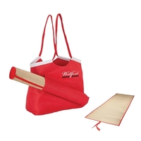 Sunshine beach tote and mat; includes 6.75" x 15" x 21.5"... from ASI 67866...