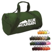 Versatile, large capacity duffel bag with handy straps; made of 50%... from...