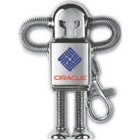 High polish heavy chrome robot style USB 2.0 flash drive.... from ASI 90859...