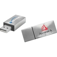 Brushed stainless steel executive USB 2.0 flash drive.... from ASI 90859...
