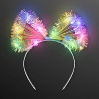 Iridescent Bow Party Lights Headband; Blank Pricing... from ASI 34194...