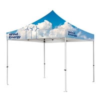 10'x10' Hex Anodized Aluminum Frame Tent Kit w/Canopy, Standard & Premium......