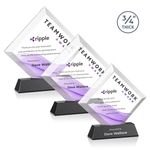 Belaire VividPrint™ Award on Newhaven Base - Black