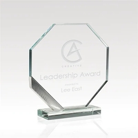 Octennial Starphire Glass Octagon Award