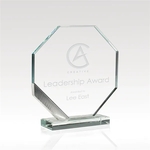 Octennial Starphire Glass Octagon Award