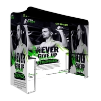 110"x40"x95" Booth Display, 8oz stretch polyester w/full color imprint on...