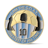 1.77" Embossed zinc challenge coin plus embossed logo plus 1 color... from...