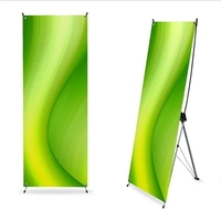Economy X Banner Display Stand, 32" W x 72" H