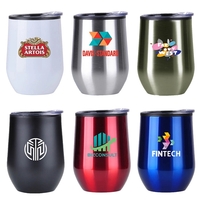 Stainless Steel Wine Tumbler - 12 oz.