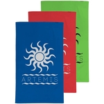 24" x 42" Terry Velour Dobby Hem Fitness Towel