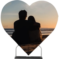 Heart Shaped Backdrop Display - 1 Side Imprint