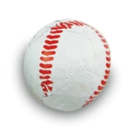 Milk chocolate candy foiled Baseballs... from ASI 47919 Custom Chocolate, LLC