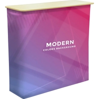 32"Lx20"wx39"h Rectangle Display Counter, aluminum frame, top, base & full...