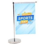 5.5" x 8.3" Desk Flag - 1 or 2 side Imprint