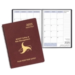 Monthly Desk Appointment Planner - Leatherette