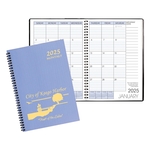 Monthly Desk Appointment Planner Wirebound - Twilight