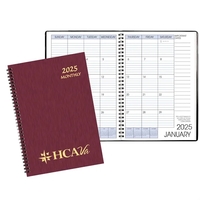 Monthly Desk Appointment Planner Wirebound - Shimmer