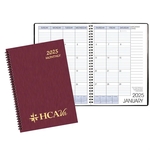 Monthly Desk Appointment Planner Wirebound - Shimmer