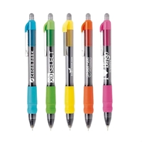 Translucent Rubber Grip Plastic Pen
