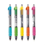 Translucent Rubber Grip Plastic Pen