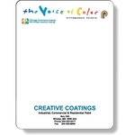 Magnetic Memo Board Rectangle Round Corners Full Color