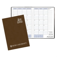Saddle-stitched academic monthly desk planner with canyon cover.... from ASI...