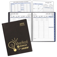 Time management planner with Continental vinyl cover.... from ASI 76575 Payne...