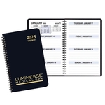 Large Print Weekly Desk Planner - Soft Touch Matte Finish