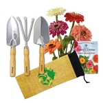 Garden Tool Set with Flower Seeds