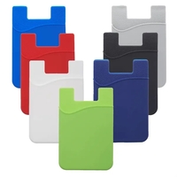 Silicone phone wallet plus 1 color silkscreen imprint on 1 location... from...