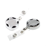 Round Shape Metal Retractable Badge Reel