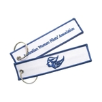 Embroidered Keychain with Metal Ring