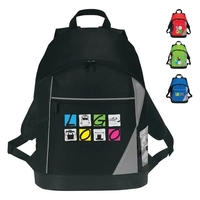 Backpack made of 90G non-woven, coated water-resistant polypropylene. 100%...