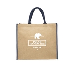 Eco Valley Jute Tote Bag (1 Color Imprint)