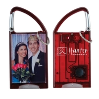 Carabiner snap-in photo flashlight key tag.... from ASI 62190 Illini