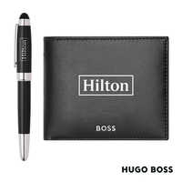 Hugo Boss® Rollerball Pen & Wallet Set