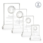 Ambassador Globe Award on Base - Clear