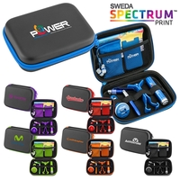 Gift set with various technology items including a power bank, phone... from...
