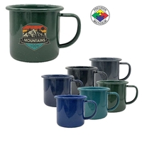 12oz Stinson Enamel Steel Cup - Crow Canyon... from ASI 80093 Pyrographics /...