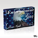 Rectangular Acrylic Award with Custom Imprint