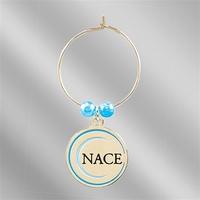 Die Struck Enamel Wine Glass Charm