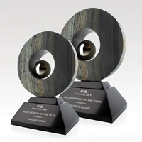 Slate Ace Award - Multi-Colored with Stainless Accent