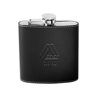 Flask made of stainless steel with leather-like PU wrap.... from ASI 79530...