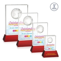 Ambassador VividPrint™ Award on Base - Red