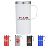 20oz.Travel Stainless Insulated w/ Lid & Handle for Hot&Iced
