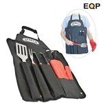 7pc BBQ Grill Tool Set w/ Apron for Outdoor Picnic & Camping
